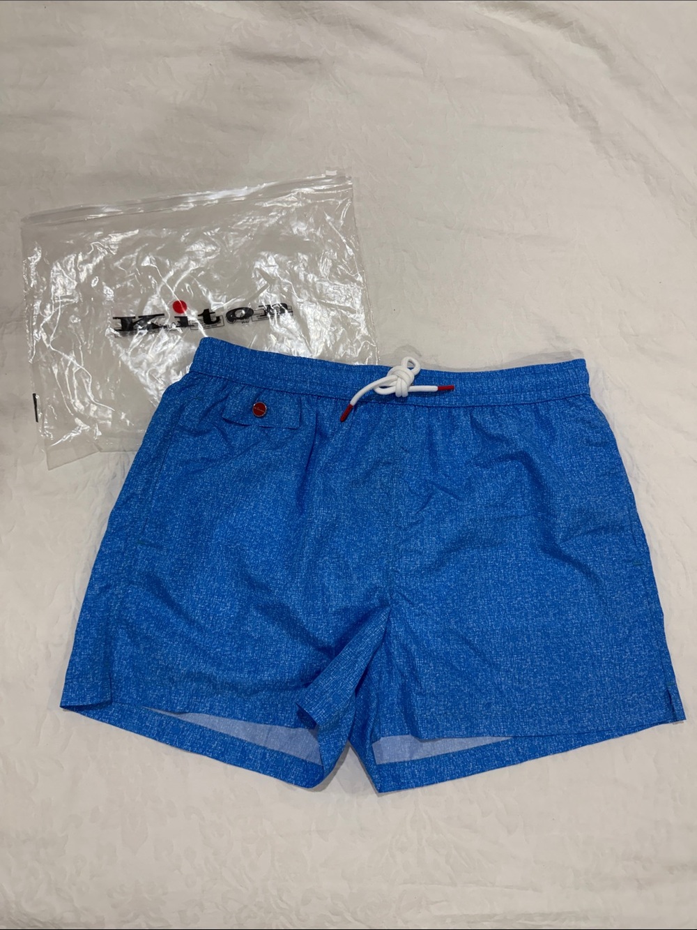 Kiton Men’s Blue Swim Shorts
